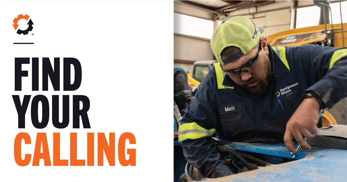 EquipmentShare certified technician